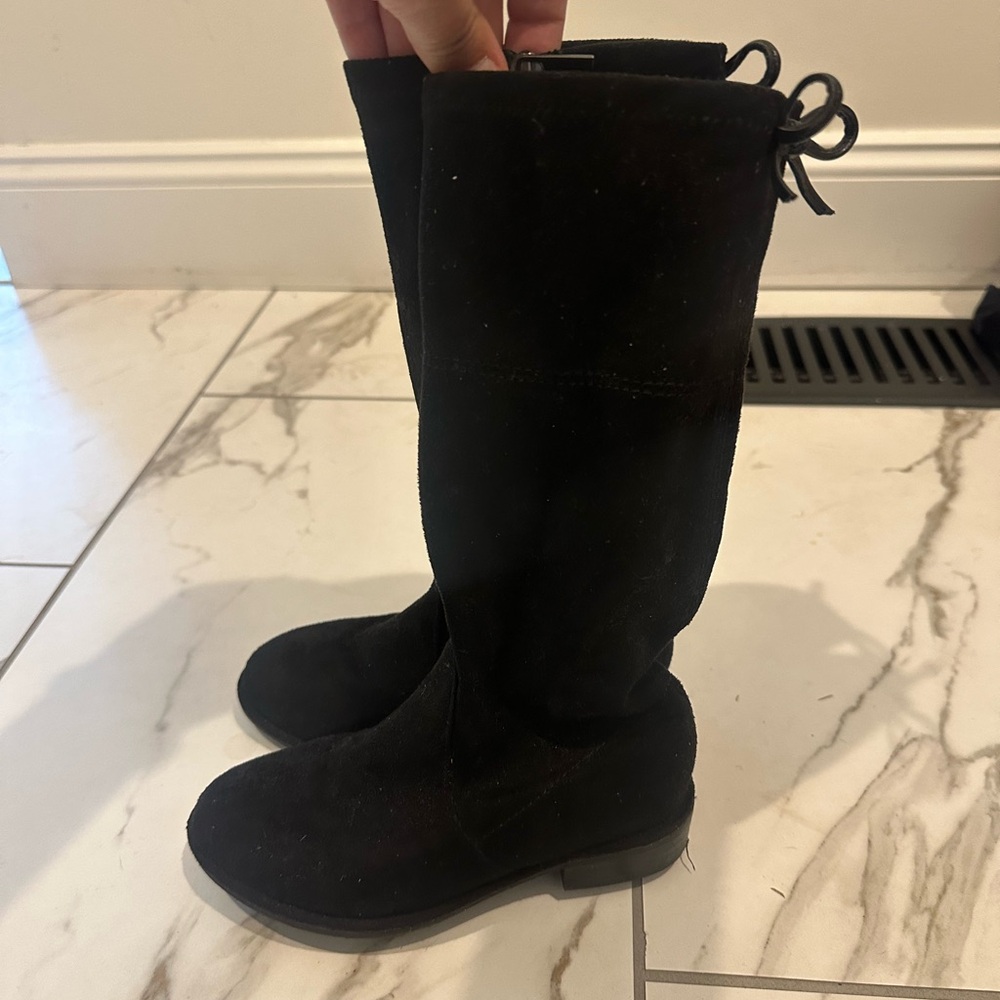 Stuart Weitzman Faux Suede Knee-High Boots Toddler 10